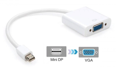 Переходник видео Premier 6-912 miniDisplayport (m)/VGA (f) 0.15м. белый