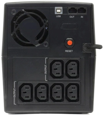 Источник бесперебойного питания Импульс Юниор Смарт 1500 900Вт 1500ВА черный