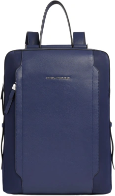 Рюкзак женский Piquadro Lyra CA4576W92T/BLU темно-синий нейлон/натур.кожа