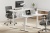 Подстолье Cactus CS-MDF-WT механический каркас белый 133x72x60см