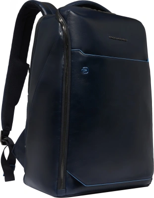 Рюкзак мужской Piquadro Blue Square CA6591B2/BLU2 темно-синий натур.кожа