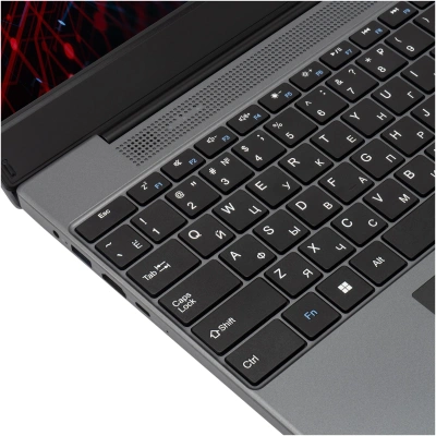 Ноутбук IRU Tactio 15PHR Ryzen 5 7430U 16Gb SSD512Gb AMD Radeon Graphics 15.6" IPS FHD (1920x1080) FreeDOS black WiFi BT Cam 4000mAh (2150146)
