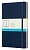 Блокнот Moleskine CLASSIC QP066B20 Large 130х210мм 240стр. пунктир твердая обложка синий сапфир