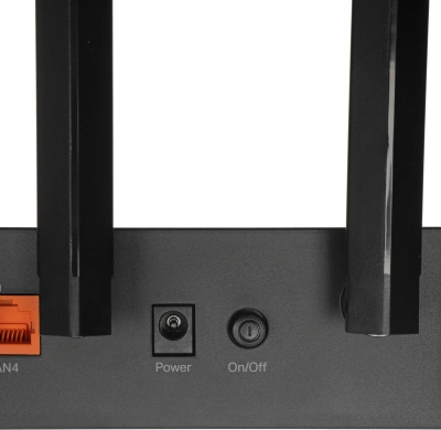 Роутер беспроводной TP-Link Archer BE400 BE6500 100/1000/2500BASE-T черный