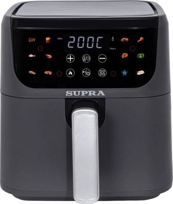 Аэрогриль Supra GS-7630 4.5л 1500Вт серый