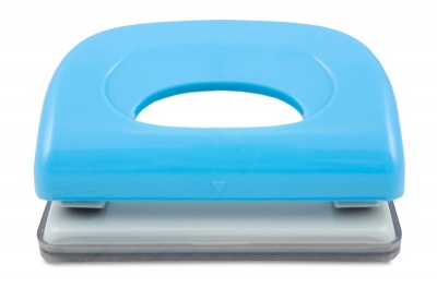 Дырокол Kw-Trio Dolphin 091X9BLACK макс.:10лист. пластик черный отв.:2 с линейкой