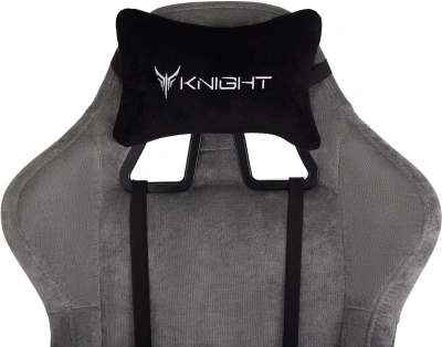 Кресло игровое Knight Terminator серый Light-19 крестов. металл