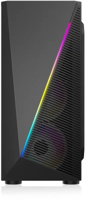 Корпус Bloody BD-CC102F черный без БП mATX 4x120mm 2xUSB2.0 1xUSB3.0 audio bott PSU