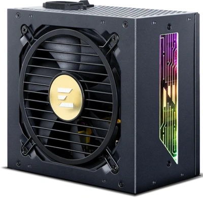 Блок питания Zalman ATX 850W ZM850-TMX2 VIEW Gen.5 80+ gold 24pin APFC 120mm fan color LED 12xSATA Cab Manag RTL