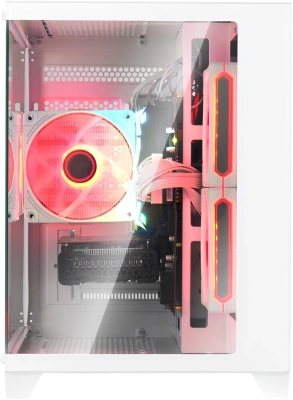 Корпус Bloody BD-CC105 белый без БП mATX 5x120mm 1xUSB2.0 1xUSB3.0 audio bott PSU