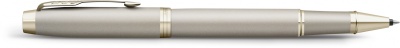 Ручка роллер Parker IM Monochrome T328 (2172955) Champagne PVD F черн. черн. подар.кор.