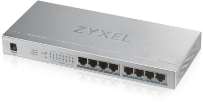 Коммутатор Zyxel GS1008HP-EU0101F (L2) 8x1Гбит/с 8PoE+ 60W неуправляемый