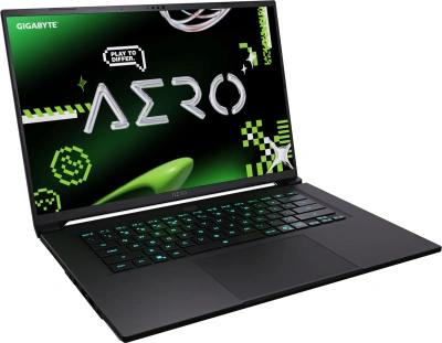 Ноутбук Gigabyte Aero X16 1WH Ryzen AI 7 350 16Gb SSD1Tb NVIDIA GeForce RTX 5070 8Gb 16" IPS QHD+ (2560x1600) без ОС silver WiFi BT Cam (1WH93KZC94DD)