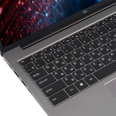 Ноутбук IRU Strato 16ALMR Core i5 12450H 16Gb SSD256Gb Intel UHD Graphics 16" IPS FHD (1920x1200) Windows 11 Pro grey WiFi BT Cam 5400mAh (2142315)