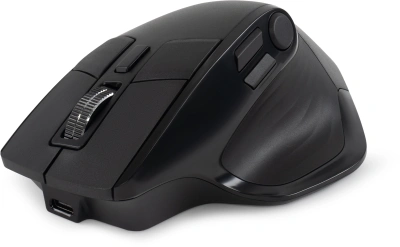 Мышь Оклик 502MW черный оптическая 2400dpi silent беспров. BT/Radio USB для ноутбука 9but (1978678)