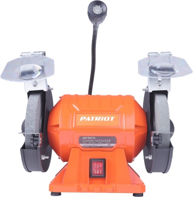 Электроточило Patriot GM 150 PL Expert 375Вт 2980об/мин d=150мм t=20мм