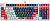 Клавиатура A4Tech S98 Sports механическая синий/белый USB for gamer LED (S98 SPORTS NAVY BLMS RED PLUS) кабель 1.8м