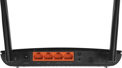 Роутер беспроводной TP-Link Archer MR402 AC1200 10/100BASE-TX/3G/4G черный