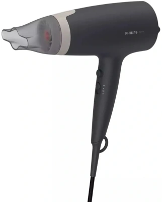 Фен Philips BHD302/10 1600Вт черный/белый