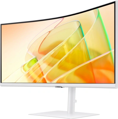 Монитор Samsung 34" ViewFinity S6 S34C650TAUXEN белый VA LED 5ms 21:9 HDMI M/M полуматовая HAS Piv 350cd 178гр/178гр 3440x1440 100Hz FreeSync DP Ultra WQHD USB 8.1кг