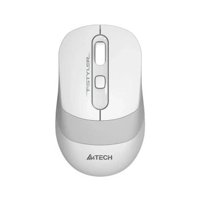 Мышь A4Tech Fstyler FG10 белый/серый оптическая 2000dpi беспров. USB 3but (FG10 WHITE)