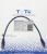 Патч-корд Lanmaster TWT-45-45-0.3-BL UTP RJ-45 вил.-вилка RJ-45 кат.5E 0.3м синий ПВХ (уп.:1шт)