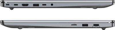 Ноутбук Tecno MegaBook K16SAA Core i5 13420H 8Gb SSD512Gb Intel UHD Graphics 16" IPS WUXGA (1920x1200) Windows 11 Home grey WiFi BT Cam 6060mAh (71005000618)