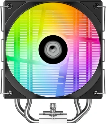 Устройство охлаждения(кулер) ID-Cooling SE-214-XT V2 ARGB Soc-AM5/AM4/1200/1700/1851 серебристый/черный 4-pin 16-27.2dB Al+Cu 200W 810gr Ret (SE-214-XT V2 ARGB)