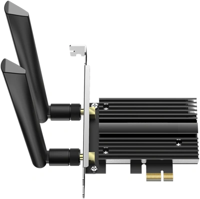 Сетевой адаптер Wi-Fi + Bluetooth Netis F2 АХ5400 PCI Express (ант.внеш.съем) 2ант.