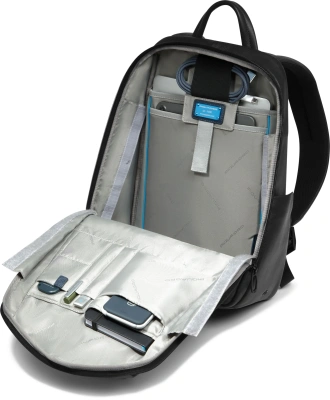 Рюкзак мужской Piquadro Russel CA6765W137/N черный натур.кожа