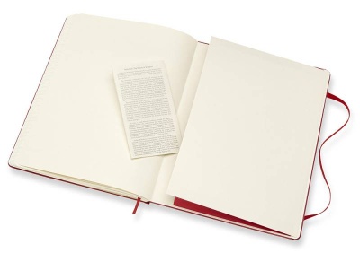 Блокнот Moleskine CLASSIC QP090F2 XLarge 190х250мм 192стр. линейка твердая обложка красный