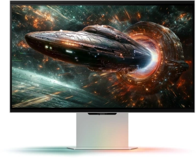 Монитор Samsung 27" Odyssey 3D LS27FG900XIXCI серебристый IPS LED 1ms 16:9 HDMI M/M матовая HAS 350cd 178гр/178гр 3840x2160 165Hz FreeSync Premium DP 4K 7.5кг