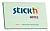 Блок самоклеящийся бумажный Stick`n 21156 76x127мм 100лист. 70г/м2 пастель зеленый