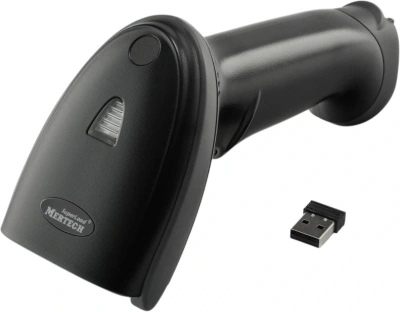 Сканер штрих-кода Mertech CL-2220 BLE Dongle 1D/2D беспроводной черный (4214) 2600мАч