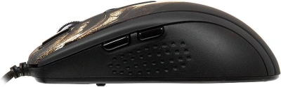 Мышь A4Tech XL-750BH рисунок лазерная 3600dpi USB 6but
