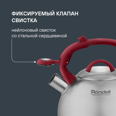 Чайник металлический Rondell Eletto RDS-1825 3л. стальной