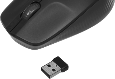 Мышь Logitech M190 черный/темно-серый оптическая 1000dpi беспров. USB 2but (910-005923)
