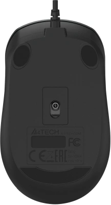Мышь A4Tech Fstyler FM26 серый/черный оптическая 1600dpi USB для ноутбука 4but (FM26 USB (SMOKY GREY))