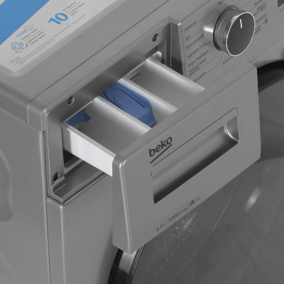 Стиральная машина Beko WSPE6H616S класс: A загр.фронтальная макс.:6.5кг серебристый