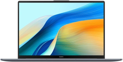 Ноутбук Huawei MateBook D 16 MCLG-X Core i9 13900H 16Gb SSD1Tb Intel Iris Xe graphics 16" IPS (1920x1200) без ОС grey space WiFi BT Cam (53014HYG)