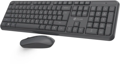 Клавиатура + мышь Оклик S277W клав:серый мышь:серый USB беспроводная Multimedia (2066173)