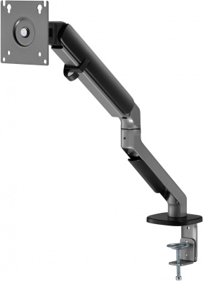 Кронштейн для мониторов Ultramounts UM734BL серый/черный 17"-27" макс.7кг крепление к столешнице поворот и наклон