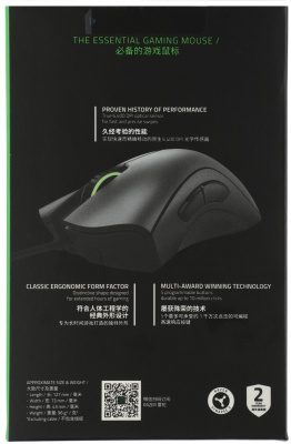 Мышь Razer DeathAdder Essential черный оптическая 6400dpi USB 5but (RZ01-03850100-R3C1)