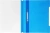 Папка-скоросшиватель Бюрократ -PS20BLUE A4 прозрач.верх.лист пластик синий 0.12/0.16