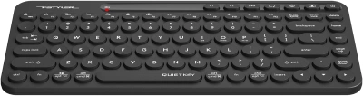Клавиатура A4Tech FBK36C AS черный USB беспроводная BT/Radio slim Multimedia
