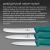 Набор ножей кухон. Victorinox Swiss Classic 6.7114.34C1 для овощей компл.:3предм. зеленый европодвес Набор ножей кухон. Victorinox Swiss Classic 6.7114.34C1 для овощей компл.:3предм. зеленый европодвес
