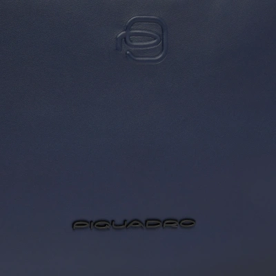 Деловая сумка мужская Piquadro Ael CA6920S142/BLU с отделением для ноутбука 14" синяя натур.кожа