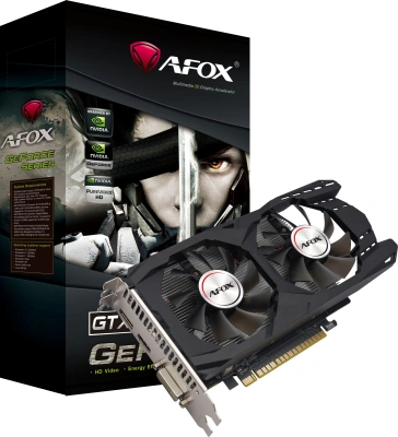 Видеокарта Afox PCI-E 3.0 AF1050TI-4096D5H7-V9 NVIDIA GeForce GTX 1050TI 4Gb 128bit GDDR5 1291/7000 DVIx1 HDMIx1 DPx1 HDCP Ret