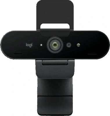 Камера Web Logitech BRIO черный 13Mpix (4096x2160) USB3.0 с микрофоном (960-001725)