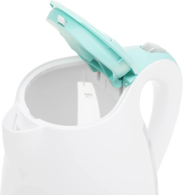 Чайник электрический Blackton Bt KT1702P 1.7л. 2200Вт белый/зеленый корпус: пластик (86185602)